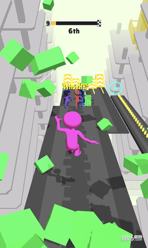 空中速降賽跑3d游戲截圖