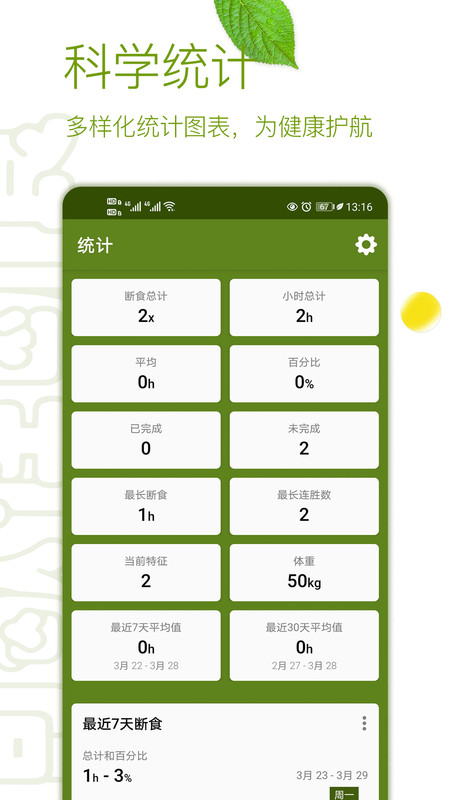 間歇性斷食軟件截圖
