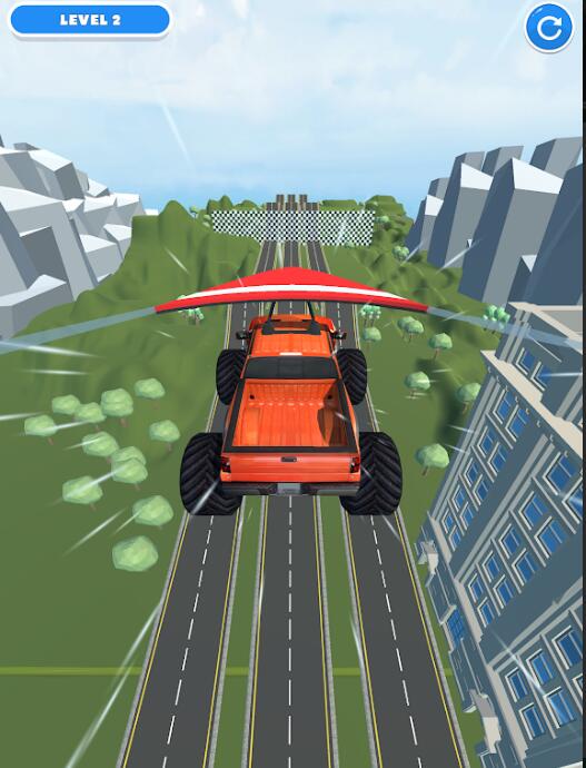 會(huì)飛的賽車截圖