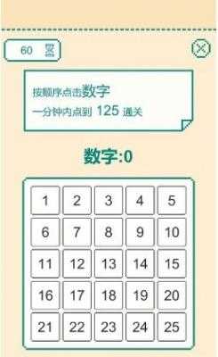 一分钟手速挑战