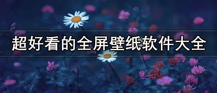 超清全屏壁紙軟件有哪些-超好看的全屏壁紙軟件大全