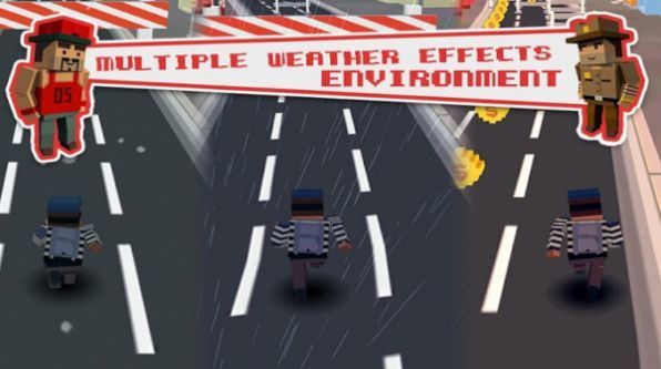 像素公路跑酷游戲