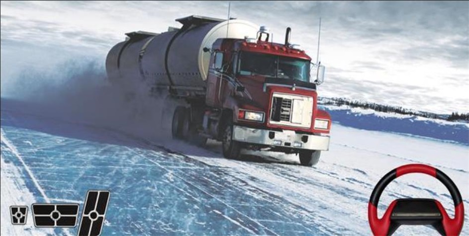 雪地越野冰貨車