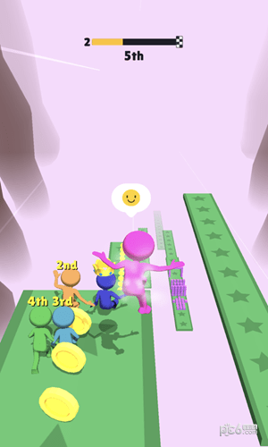 空中速降賽跑3d游戲