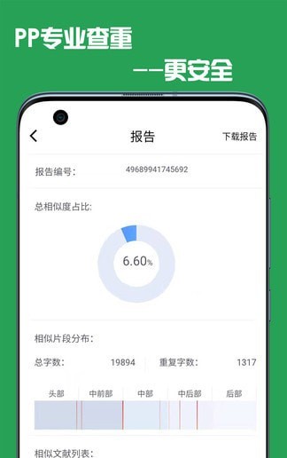 PP論文查重截圖