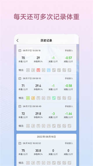 減肥小秘書減肥神器免費(fèi)版截圖