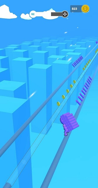 鐵路沖浪3D游戲截圖