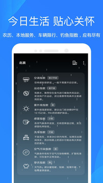 時(shí)時(shí)天氣預(yù)報(bào)軟件截圖