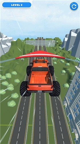 會(huì)飛的賽車 手游版截圖