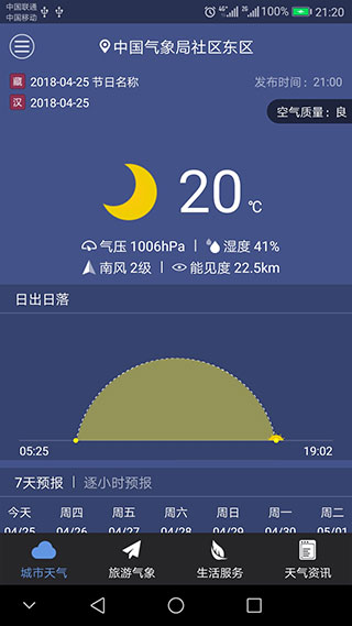 西藏氣象截圖