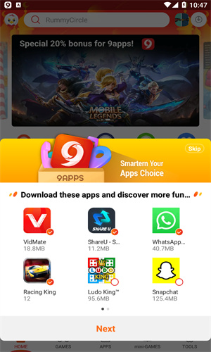 9Apps鏡像谷歌截圖