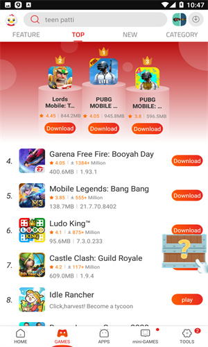 9Apps鏡像谷歌截圖
