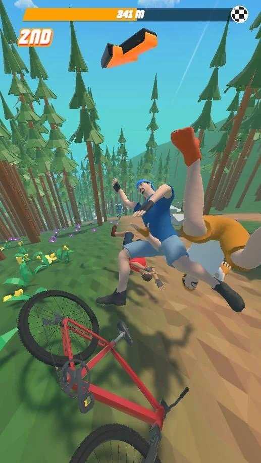 自行車山地賽3D截圖