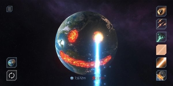 星球爆炸模擬器截圖