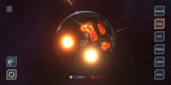 星球爆炸模擬器