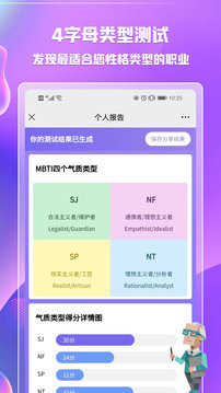 MBTI人格測試截圖