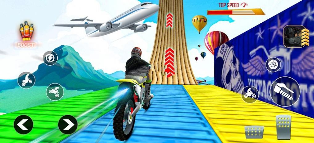 機(jī)器人摩托車競速賽游戲
