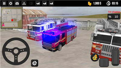 模拟驾驶消防车