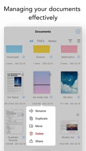 Flexcil筆記和PDF截圖