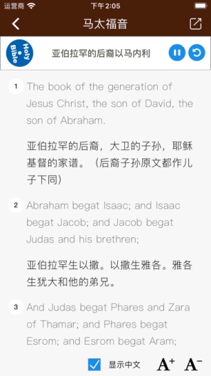 漢語圣經(jīng)截圖