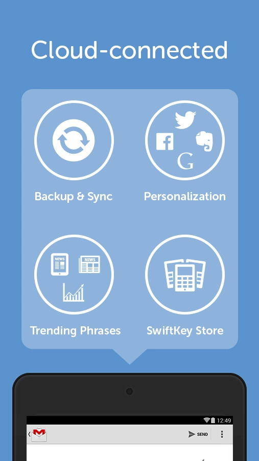 swiftkey輸入法截圖