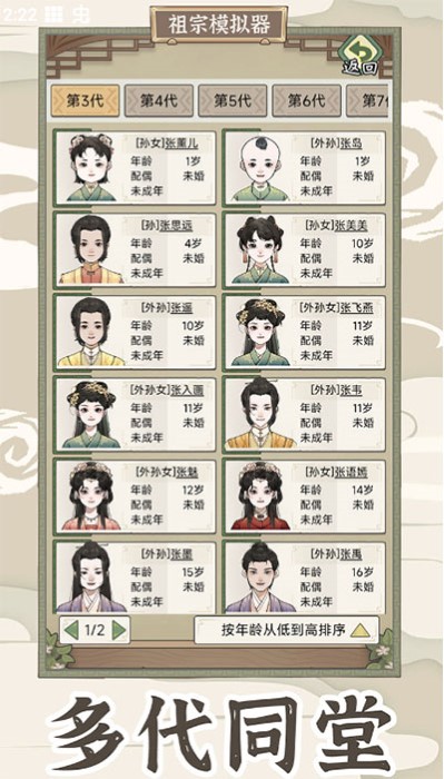 祖宗模擬器