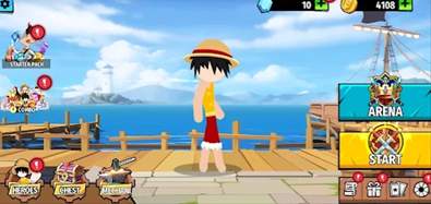 火柴人海贼王格斗截图1