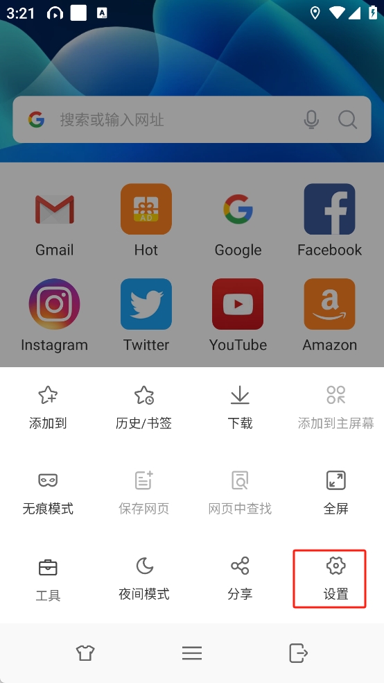 web浏览器截图2