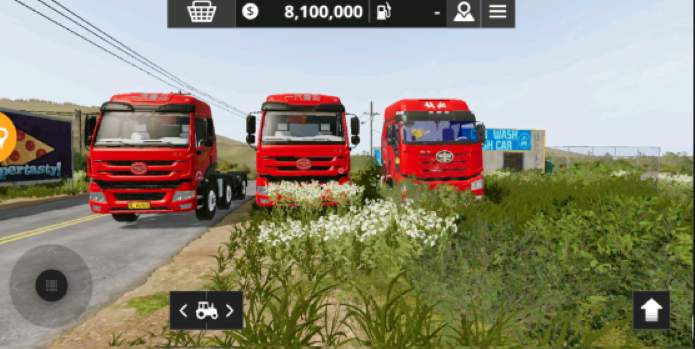 模拟农场20雷沃收割机