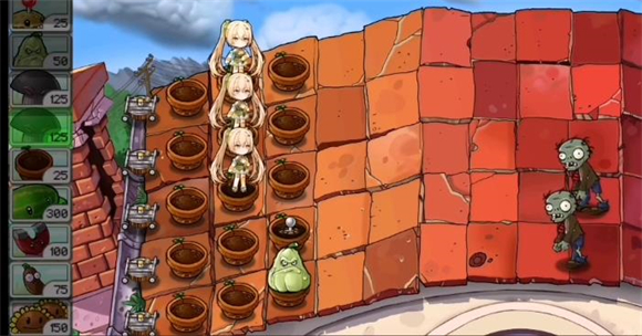 植物娘大战僵尸