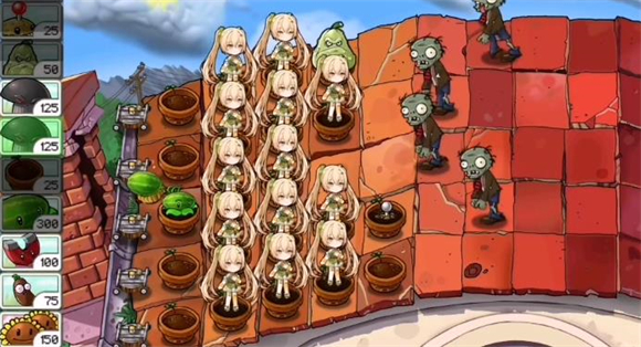 植物娘大战僵尸