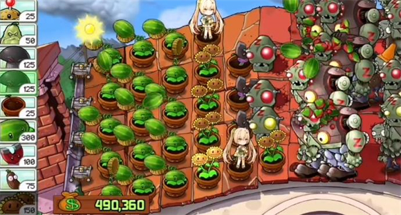 植物娘大战僵尸