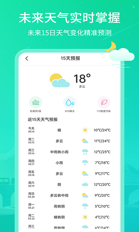 时刻天气王截图
