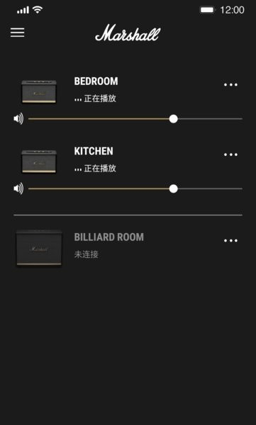 marshall bluetooth截图