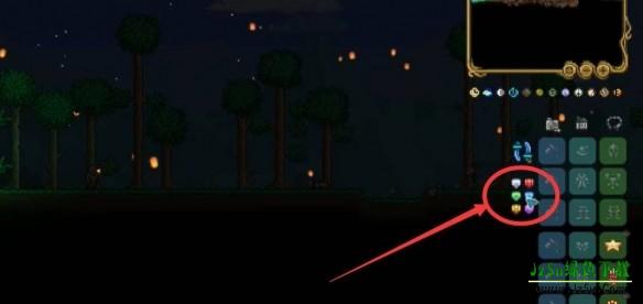 Terraria虫洞药水怎么用1