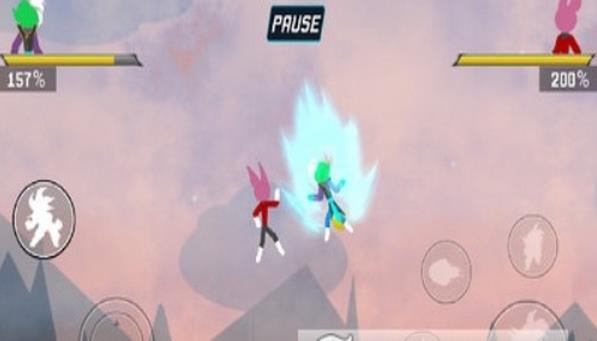 火柴人龙珠格斗对波