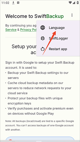 SwiftBackup