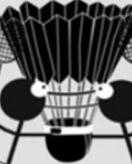 火柴人打羽毛球