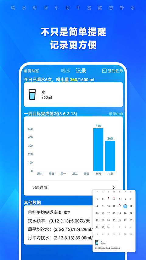 喝水时间表截图