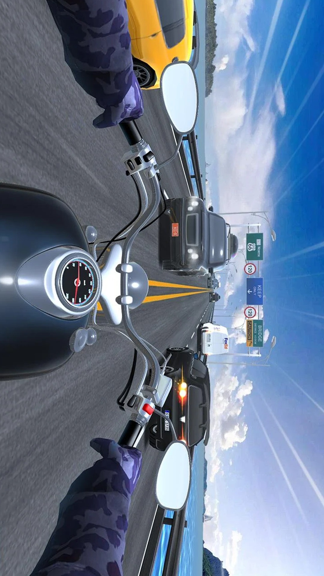 热血摩托车竞速截图1