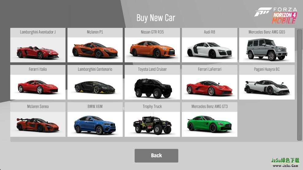 极限竞速:地平线4切换赛车