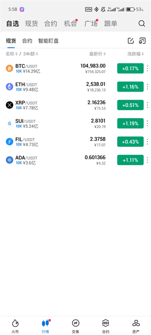 火网交易所app截图