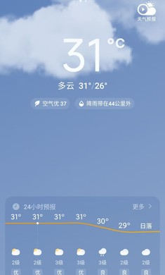 小米天气预报