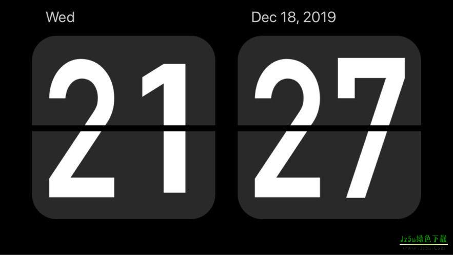 时钟桌面翻页时钟