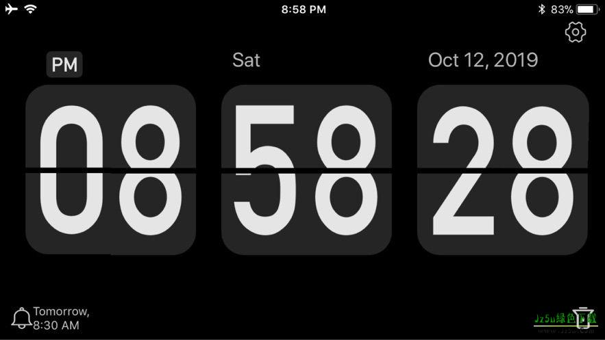 时钟桌面翻页时钟