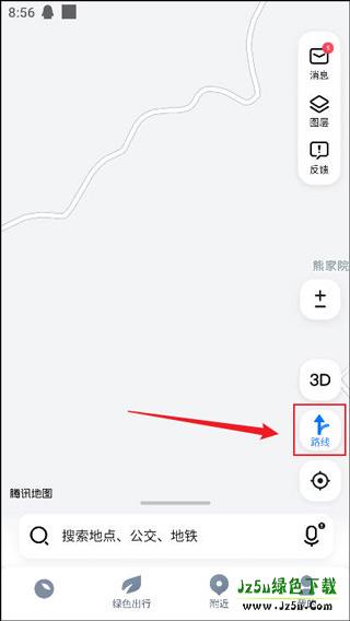 腾讯地图实景导航软件怎么设置路线偏好