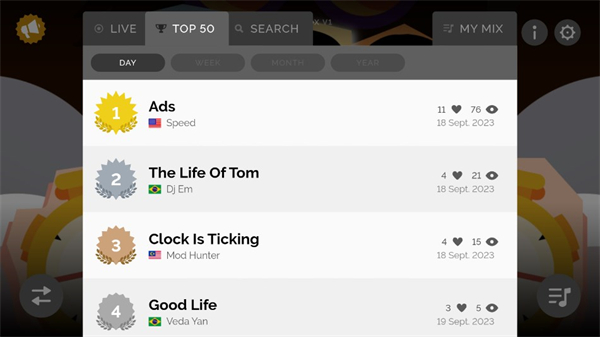 节奏盒子time模组截图