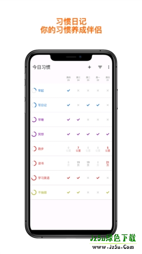 今日习惯