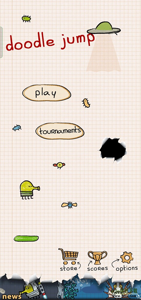 涂鸦跳跃怎么玩