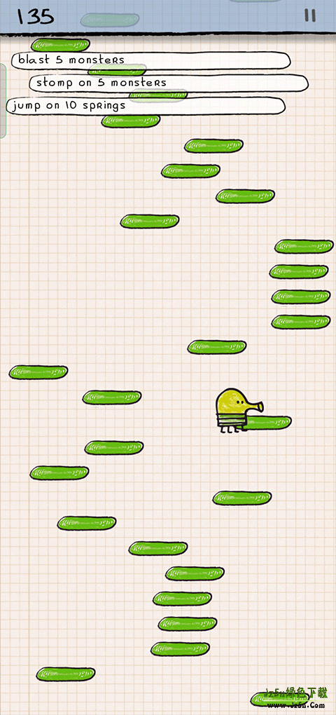 涂鸦跳跃怎么玩